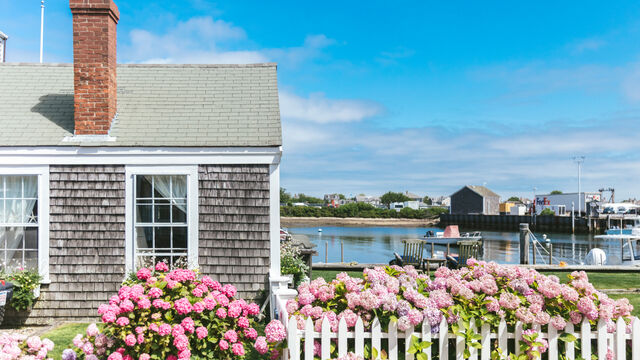 Waterfront views in Nantucket